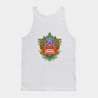 traditional mask Tank Top